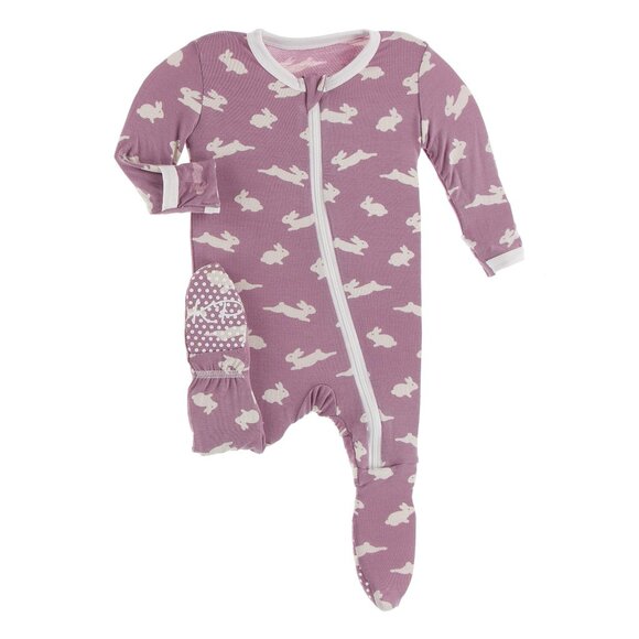 NWT KicKee Pants Pegasus Bunny Onesie 6-9M - Picture 1 of 6